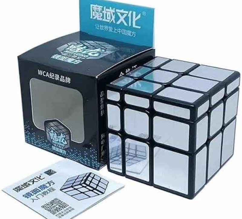 Cubo Mágico Mirror Blocks 3x3x3 Moyu Meilong Cor Da Estrutura Prata