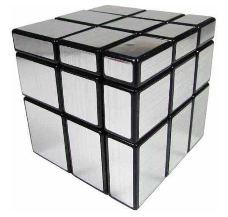 Cubo Mágico Mirror Blocks 3x3x3 Moyu Meilong Cor Da Estrutura Prata