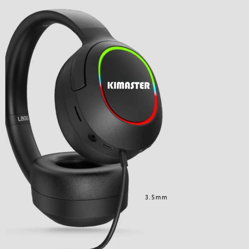 Headset Gamer Led RGB com cabo p2 Kimaster K25 bluetooth